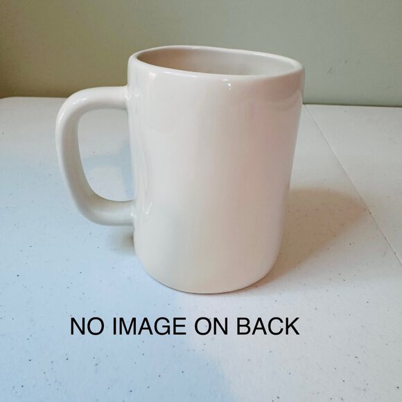 Rae Dunn "Dunn Hunter" Ceramic Coffee Mug White Black Text - Picture 2 of 7